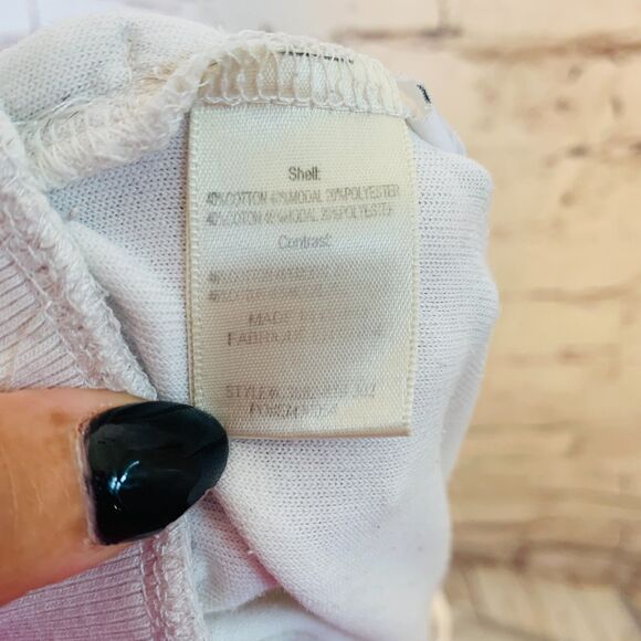 Cloth & Stone Cream Lounge Joggers Medium Super Soft Drawstring Cozy Pants - Picture 10 of 11